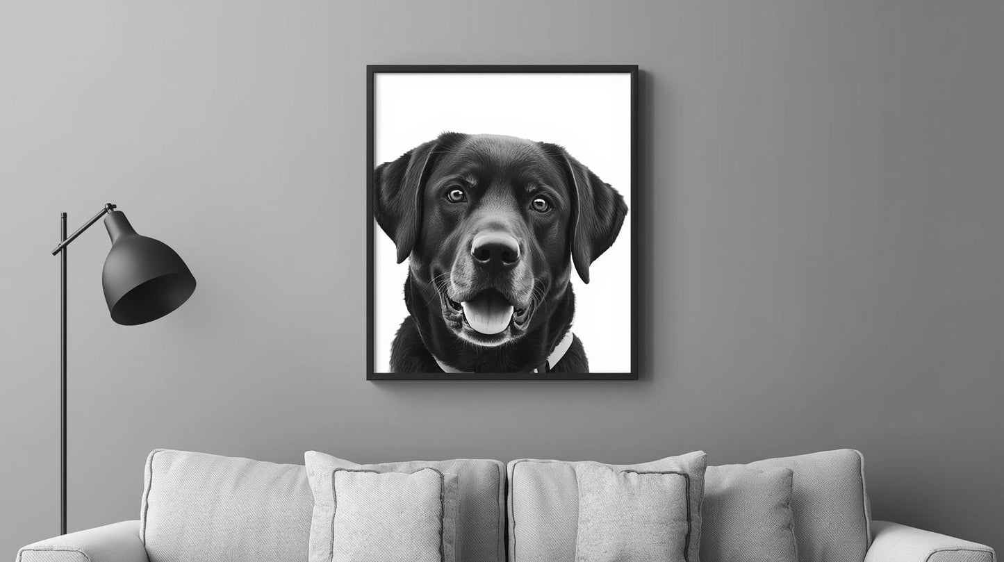 Custom Pet Portrait – Personalized Wall Art