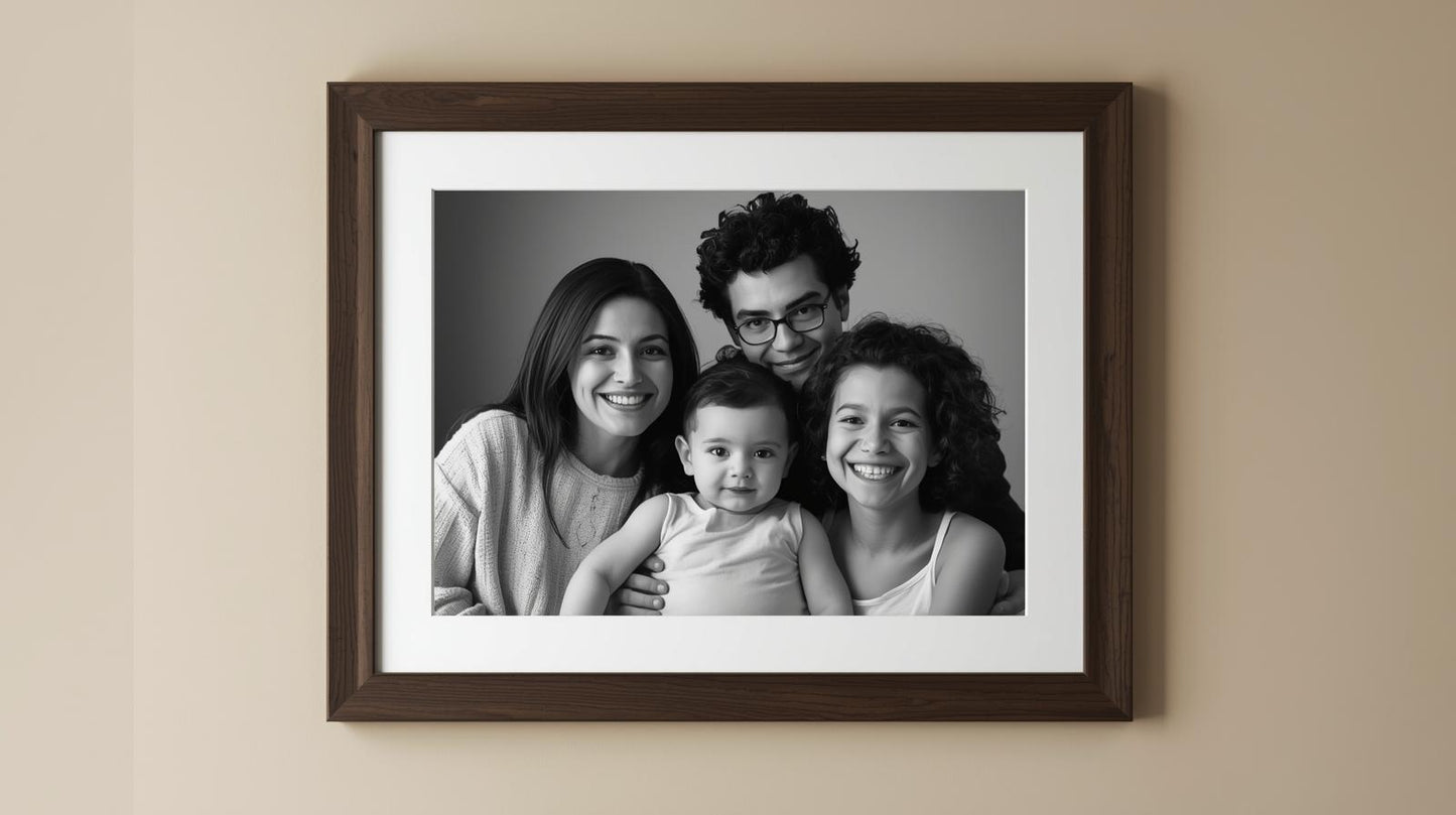 Custom Family Portrait – Personalized Wall Art