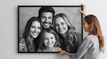 Custom Family Portrait – Personalized Wall Art