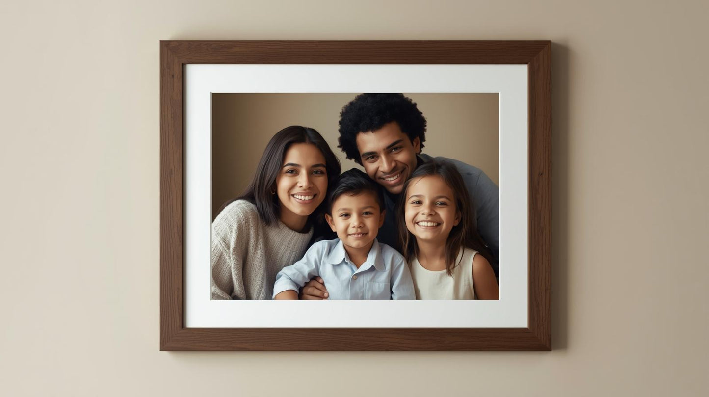 Custom Family Portrait – Personalized Wall Art
