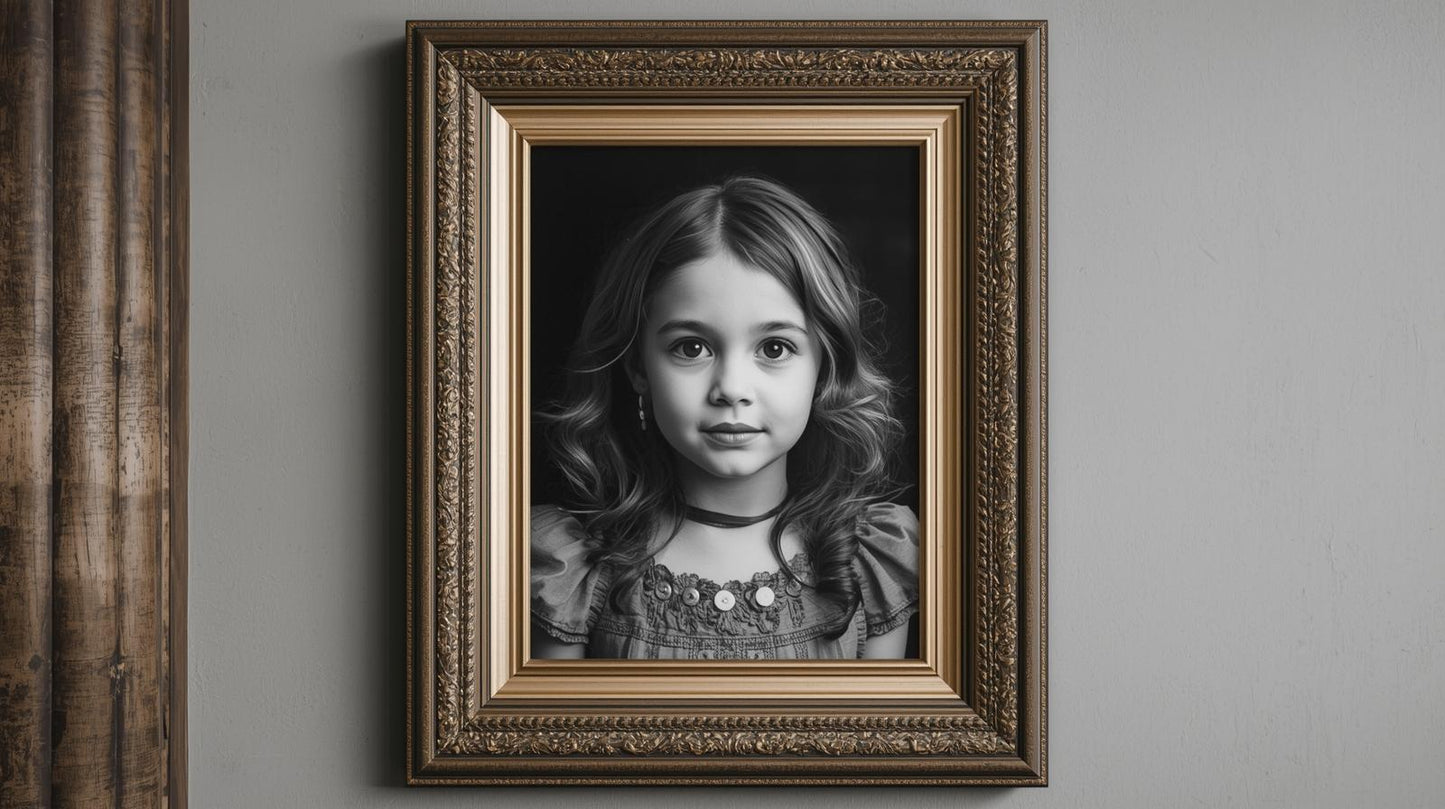 Custom Children's Portrait – Personalized Wall Art