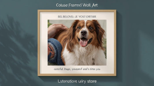 Custom Pet Portrait – Personalized Wall Art