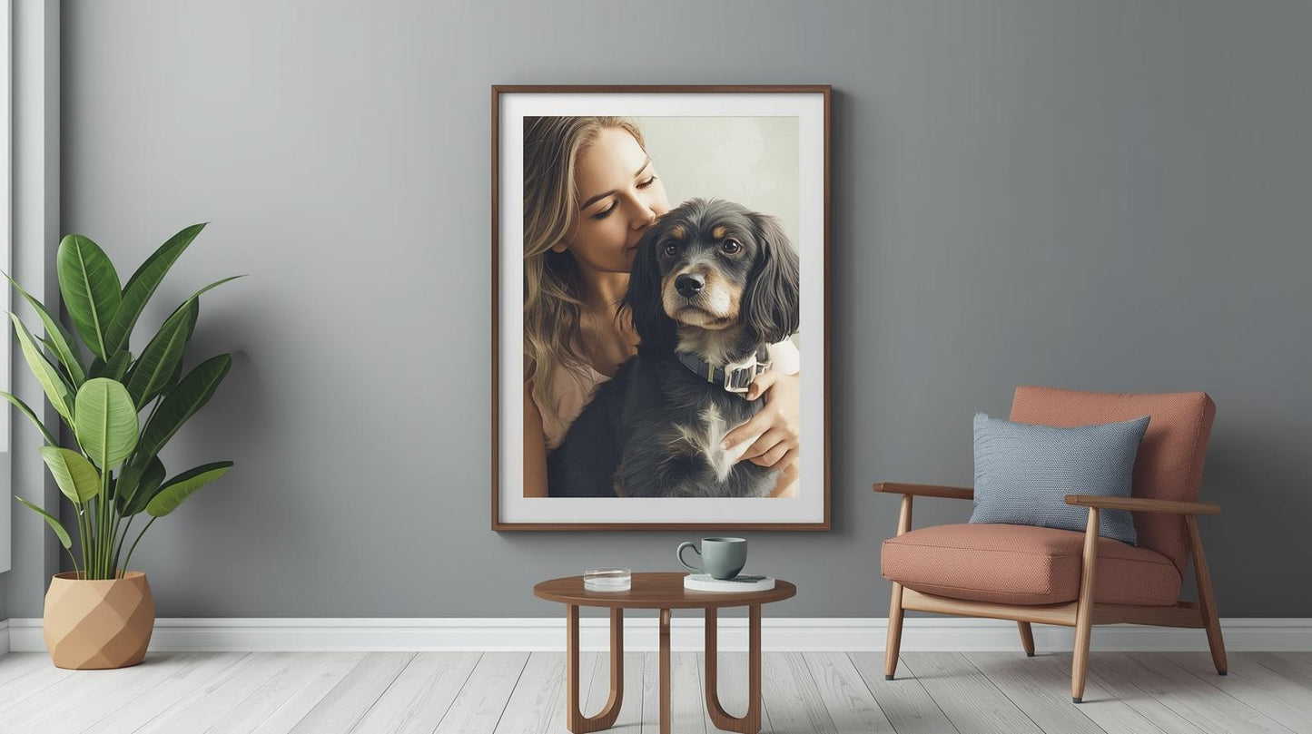 Custom Pet Portrait – Personalized Wall Art