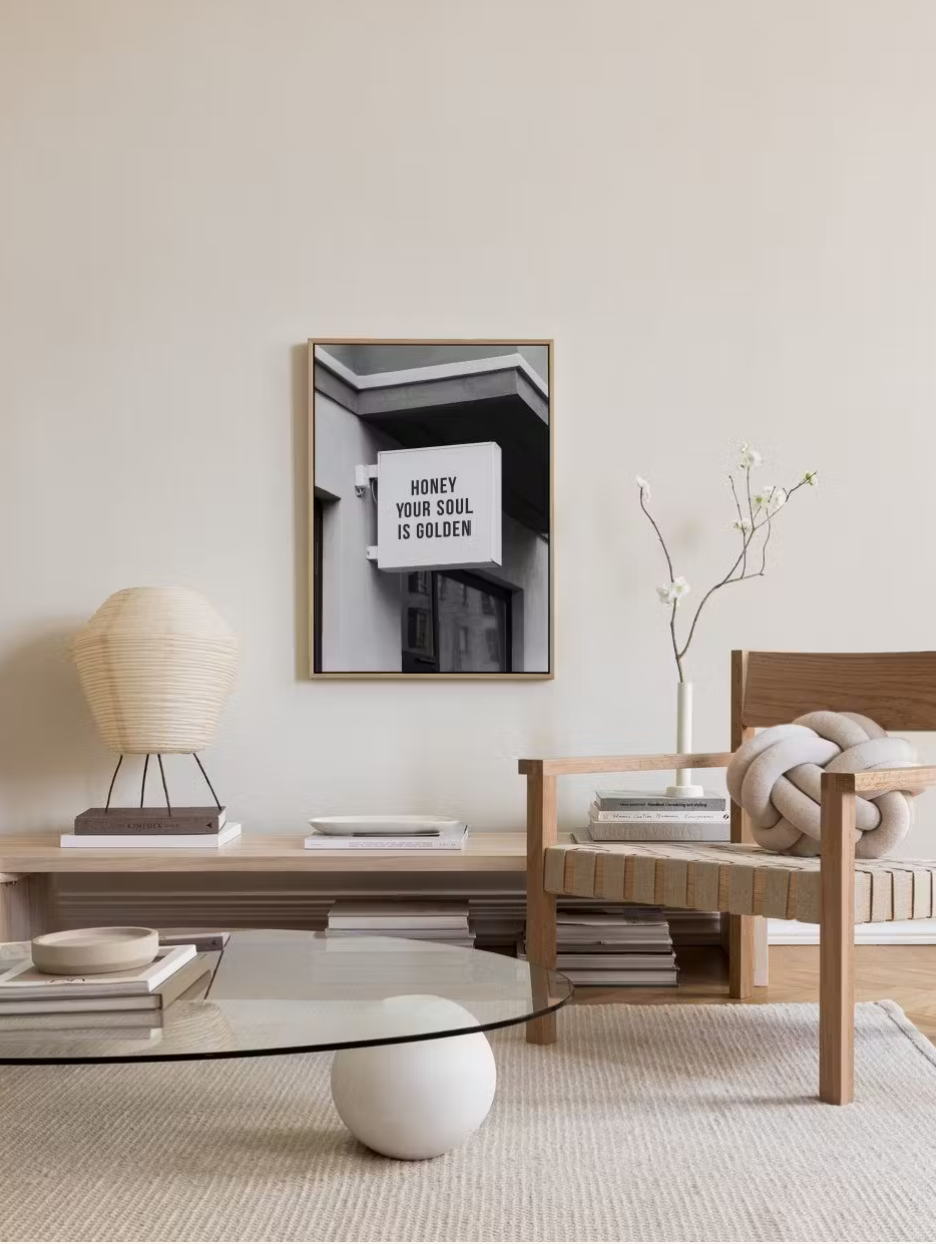 Golden Soul Sign Canvas Print