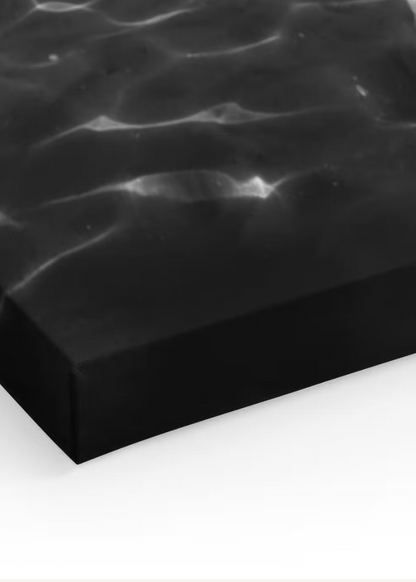 Floating On Surfboard Canvas Print